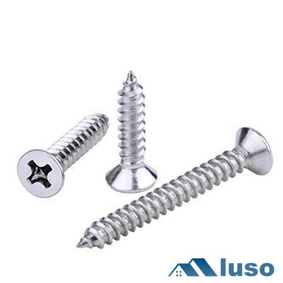 75MM Stainless Steel Phillips Star Head Screws for Fixing Wood, Plywood (Pack of 100)