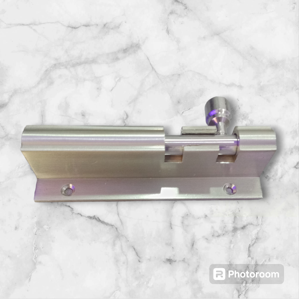 Globe 4 INCH Super Marble Towerbolt/Door Latch for Inside Cupboard Door with Extra Height, 1" Height Tower Bolt, for Latching Cupboards Doors from Inside - Image 4